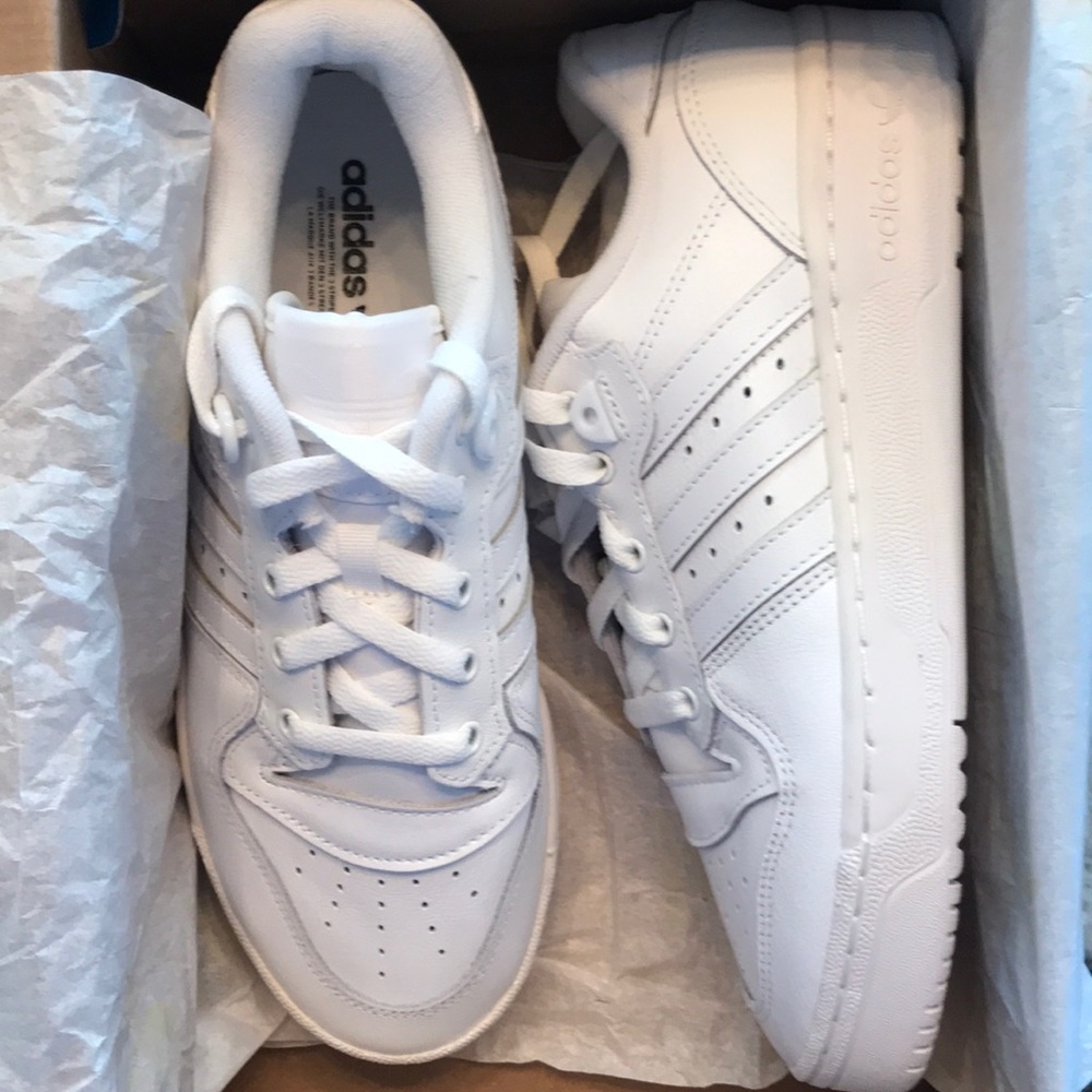 Adidas White Rivalry Sneaker